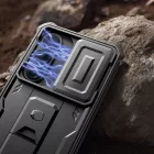 Samsung Galaxy S26 Tok - Tech-Protect Kevlar Cam+ - Fekete