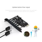 Orico PVU3 PCI-E - 7x USB 3.0 Bővítőkártya Asztali Számítógéphez - Fekete