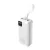 Wozinsky W8-W Power Bank 30000mAh 30W - 2x USB-A + USB-C + Zseblámpa - Fehér