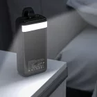 Wozinsky W8-W Power Bank 30000mAh 30W - 2x USB-A + USB-C + Zseblámpa - Fekete