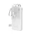 Wozinsky W11-W Power Bank 10000mAh 10W + Beépített Kábelek és Lámpa - Fehér