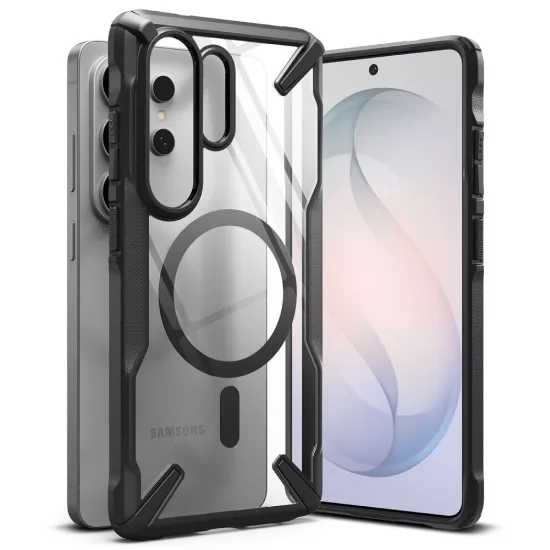 Samsung Galaxy S26 Ultra Tok - Ringke Fusion X Magnetic - Fekete