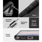 Samsung Galaxy S26 Ultra Tok - Ringke Fusion X Magnetic - Fekete