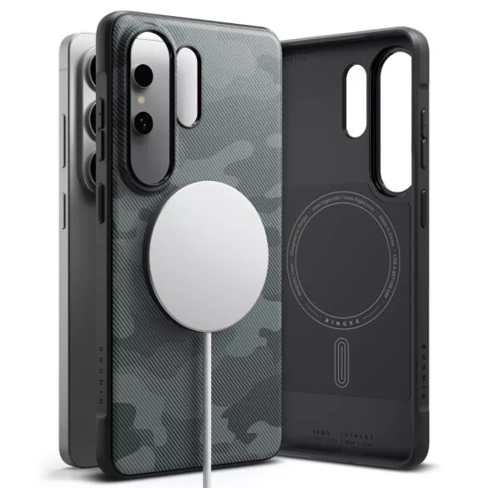 Samsung Galaxy S26 Ultra Tok - Ringke Onyx Magnetic - Fekete Camo