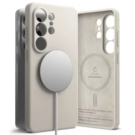   Samsung Galaxy S26 Ultra Tok - Ringke Silicone MagSafe - Bézs