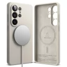 Samsung Galaxy S26 Ultra Tok - Ringke Silicone MagSafe - Bézs