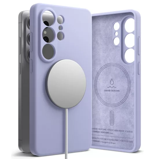 Samsung Galaxy S26 Ultra Tok - Ringke Silicone MagSafe - Lila