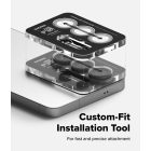 Samsung Galaxy S26 Ultra Lencsevédő - Ringke Camera Lens Frame Glass x 2 db - Fekete