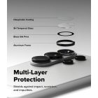 Samsung Galaxy S26 Ultra Lencsevédő - Ringke Camera Lens Frame Glass x 2 db - Fekete