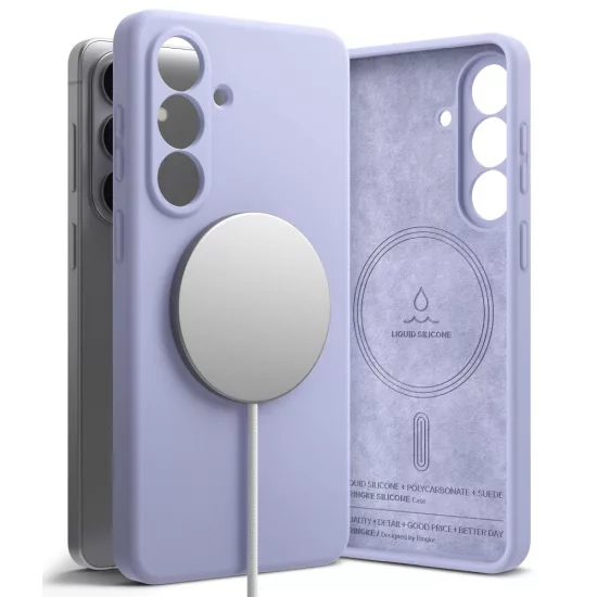 Samsung Galaxy S26 Plus Tok - Ringke Silicone MagSafe - Lila