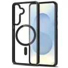 Samsung Galaxy S26 Plus Tok - Tech-Protect MagMat MagSafe - Átlátszó-Fekete