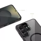 Samsung Galaxy S26 Ultra Tok - Tech-Protect MagMat MagSafe - Átlátszó-Fekete