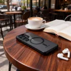 Samsung Galaxy S26 Ultra Tok - Tech-Protect MagMat MagSafe - Átlátszó-Fekete