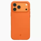 iPhone 17 Pro Max Tok - Spigen Silicone Fit MagFit - Narancs