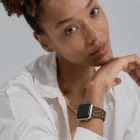 Apple Watch (40/41/42mm) Óraszíj - Tech-Protect Lamano - Panther