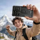 Samsung Galaxy S26 Ultra Tok - Tech-Protect Kevlar Cam+ - Fekete