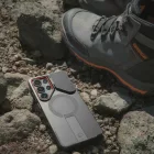 Samsung Galaxy S26 Ultra Tok - Tech-Protect Kevlar Aura MagSafe - Fekete-Narancs