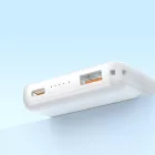 Dudao K14S Mágneses Power Bank 5000mAh 20W - 1x USB-A + 1x USB-C - Fehér