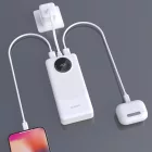 Dudao K12Pro Powerbank 20000mAh 22.5W PD - 2x USB-A + USB-C - CCC - Fehér