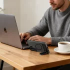 Samsung Galaxy S26 Tok - Tech-Protect MagRack MagSafe - Matt Fekete