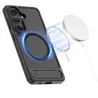 Samsung Galaxy S26 Plus Tok - Tech-Protect MagRack MagSafe - Matt Fekete