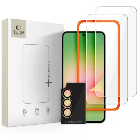   Samsung Galaxy A37 5G Kijelzővédő és Kameravédő Üvegfólia Készlet - Tech-Protect Easy Set+