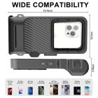 Tech-Protect IPX8 Pro Vízálló Telefontok 4.7-6.9" - Szürke-Fekete