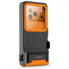 Tech-Protect IPX8 Pro Vízálló Telefontok 4.7-6.9" - Fekete-Narancs