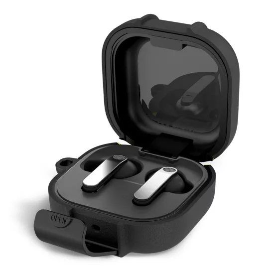 Samsung Galaxy Buds 4 / 4 Pro Tok - Tech-Protect Slim Hook - Fekete