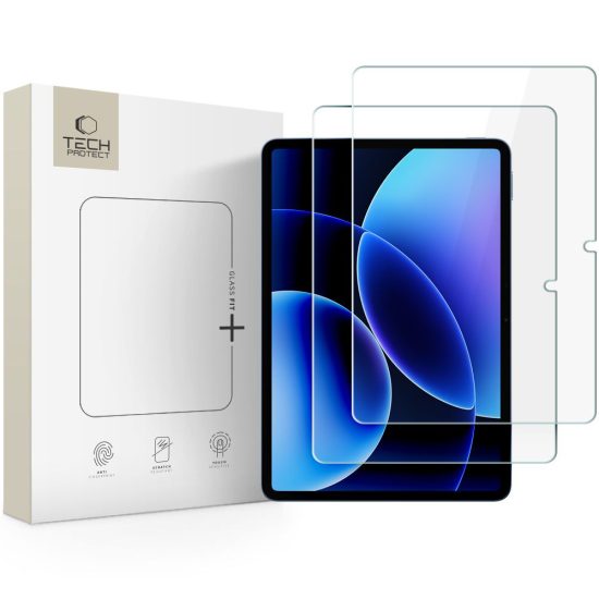 Xiaomi Pad 7 / 7 Pro / 8 / 8 Pro 11.2" Kijelzővédő Üvegfólia - Tech-Protect Glass Fit+ x 2 db