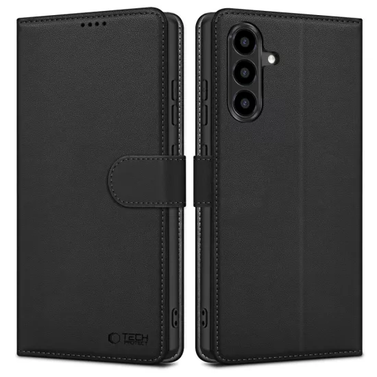 Samsung Galaxy A36 / A56 / A37 5G Tok - Tech-Protect Wallet - Fekete