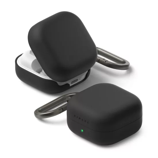 Samsung Galaxy Buds 4 / 4 Pro - Ringke Silicone Case - Fekete