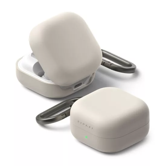 Samsung Galaxy Buds 4 / 4 Pro - Ringke Silicone Case - Bézs