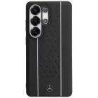 Samsung Galaxy S26 Ultra Tok - Mercedes Laurel Leaves Vertical Stripes MagSafe - Fekete-Fehér