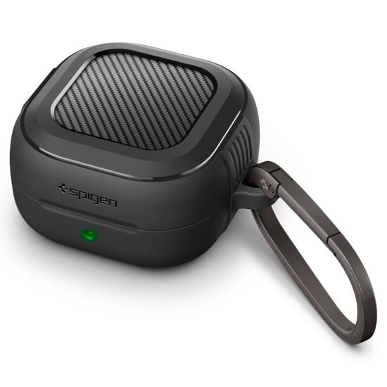 Samsung Galaxy Buds 4 / 4 Pro Tok - Spigen Rugged Armor - Matt Fekete