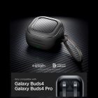 Samsung Galaxy Buds 4 / 4 Pro Tok - Spigen Rugged Armor - Matt Fekete