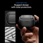 Samsung Galaxy Buds 4 / 4 Pro Tok - Spigen Rugged Armor - Matt Fekete