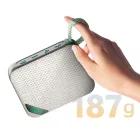 QCY SP2 IP67 Bluetooth Hangszóró + RGB Háttérvilágítás - Szürke-Zöld