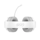 QCY Heroad V200 Tri-Mode Gaming Fejhallgató 7.1 Hangzással - 240 óra Akkumulátor - Levehető Mikrofon - Fehér