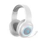 QCY Heroad V200 Tri-Mode Gaming Fejhallgató 7.1 Hangzással - 240 óra Akkumulátor - Levehető Mikrofon - Fehér