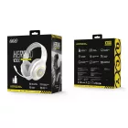 QCY Heroad V200 Tri-Mode Gaming Fejhallgató 7.1 Hangzással - 240 óra Akkumulátor - Levehető Mikrofon - Fehér