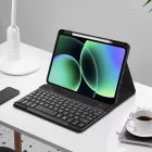 Xiaomi Pad 7 / 7 Pro / 8 / 8 Pro 11.2" Tok - Tech-Protect SC Ceruzatartóval és Angol Billentyűzettel - Fekete