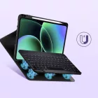 Xiaomi Pad 7 / 7 Pro / 8 / 8 Pro 11.2" Tok - Tech-Protect SC Ceruzatartóval és Angol Billentyűzettel - Fekete