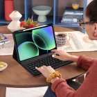 Xiaomi Pad 7 / 7 Pro / 8 / 8 Pro 11.2" Tok - Tech-Protect SC Ceruzatartóval és Angol Billentyűzettel - Fekete