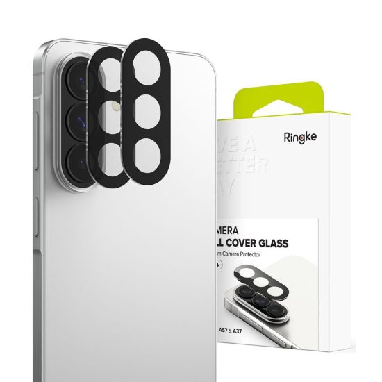 Samsung Galaxy A37 / A57 5G Kameravédő - Ringke Camera Full Cover - Fekete x 2 db