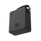 Wozinsky Power Bank 100000mAh 30W - 4xUSB-A + 1xUSB-C - Zseblámpával - Fekete