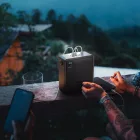 Wozinsky Power Bank 100000mAh 30W - 4xUSB-A + 1xUSB-C - Zseblámpával - Fekete