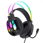 Wozinsky WSG-1118 Vezetékes Gaming Fejhallgató Mikrofonnal és RGB Háttérvilágítással - Fekete
