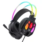 Wozinsky WSG-1118 Vezetékes Gaming Fejhallgató Mikrofonnal és RGB Háttérvilágítással - Fekete