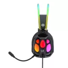 Wozinsky WSG-1118 Vezetékes Gaming Fejhallgató Mikrofonnal és RGB Háttérvilágítással - Fekete